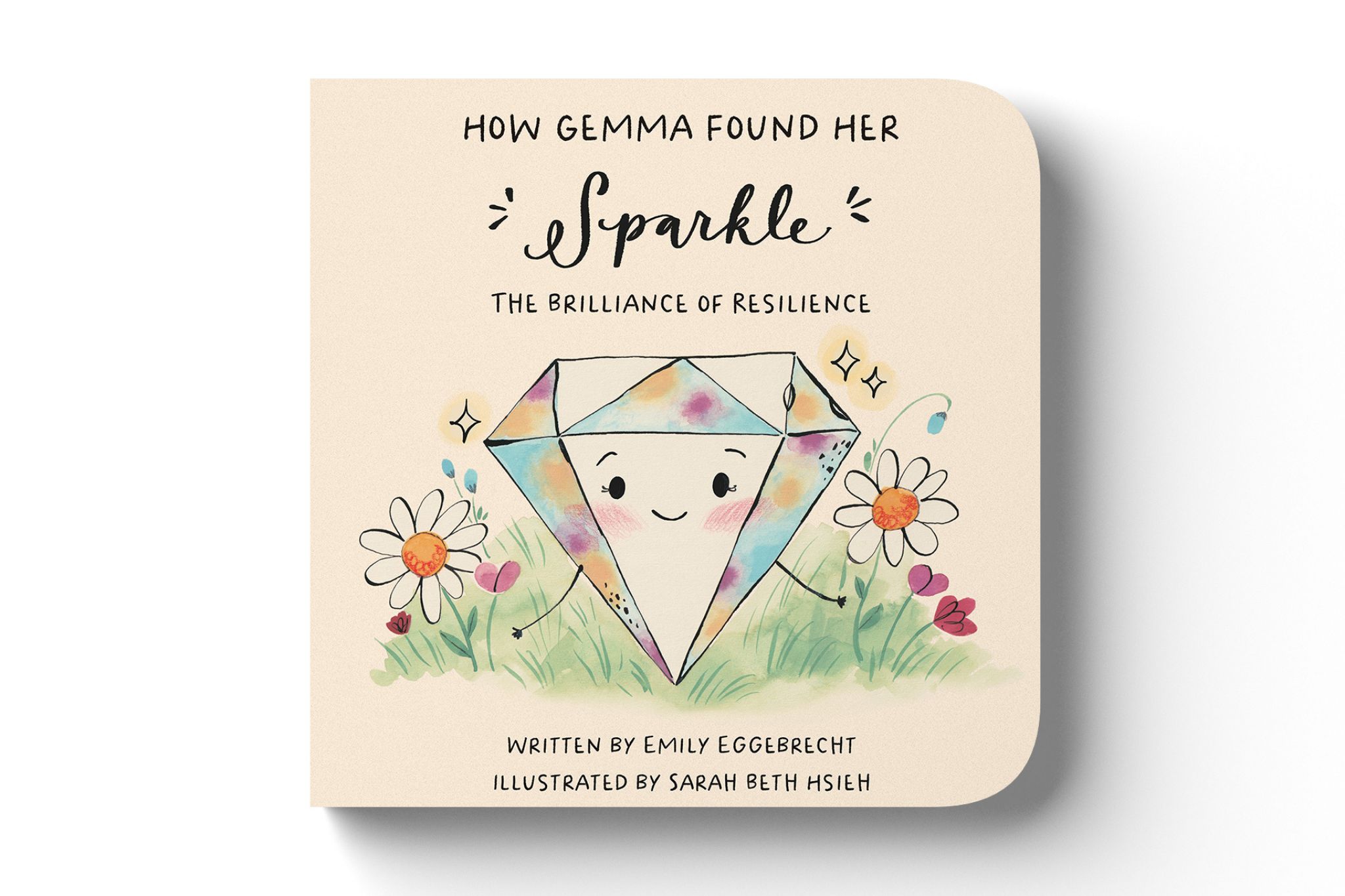 Self Published Board Book: How Gemma Found He Sparkle (Front Cover)
