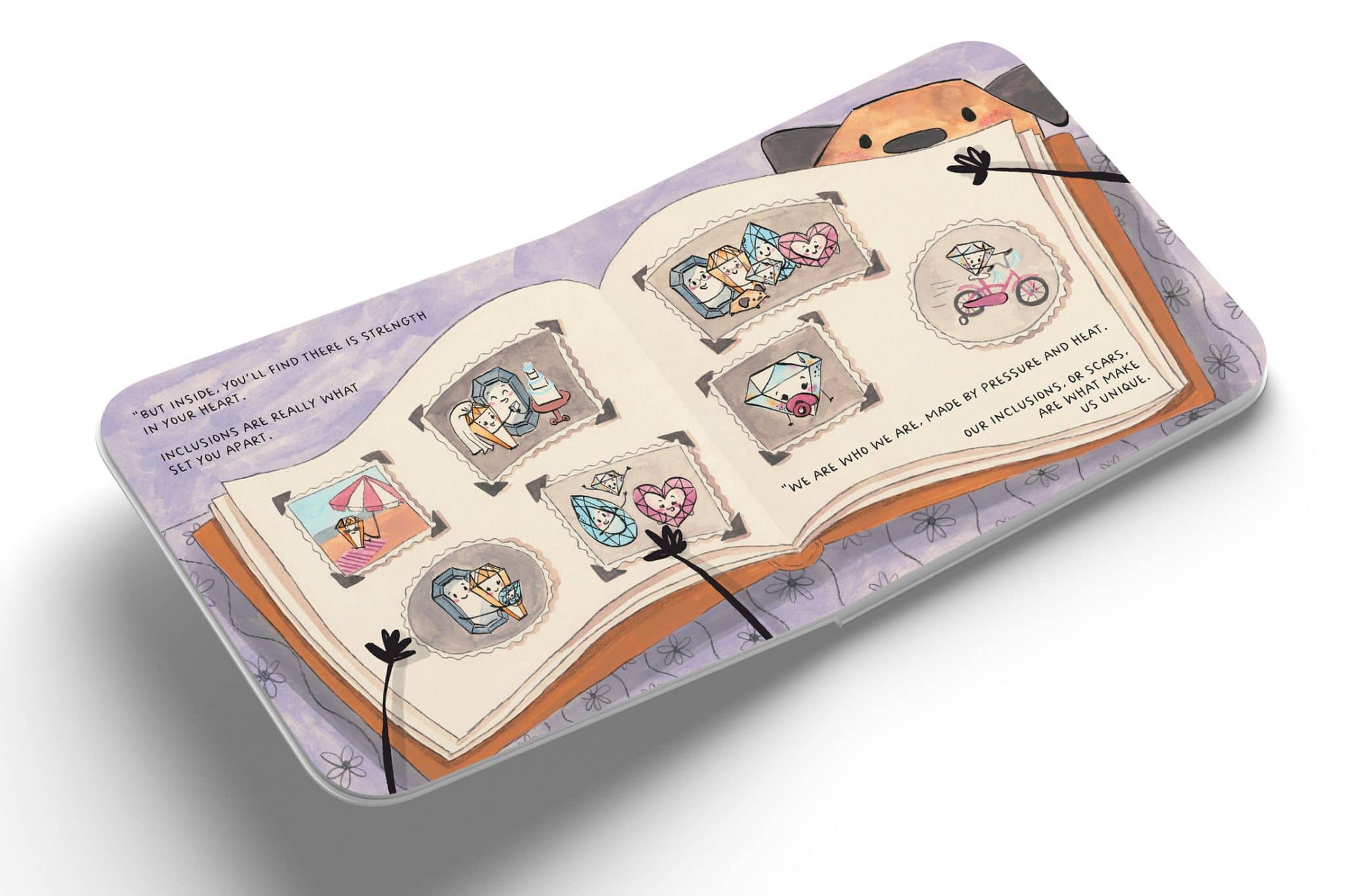 Self Published Board Book: How Gemma Found He Sparkle (Interior Spread)