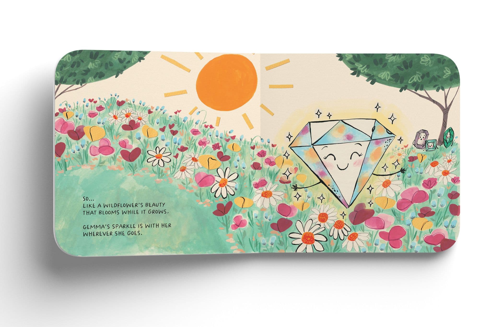 Self Published Board Book: How Gemma Found He Sparkle (Interior Spread)
