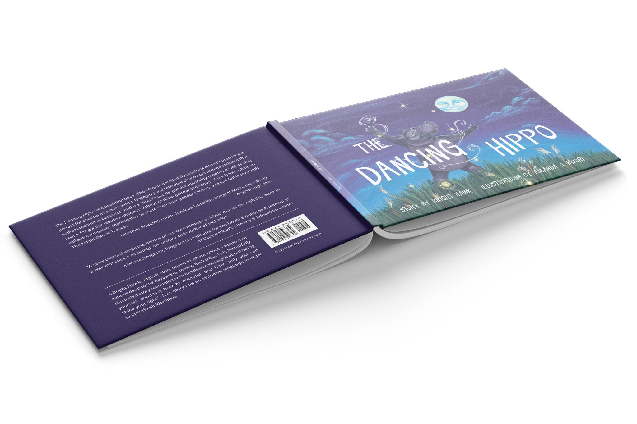 Children's Book Printing: The Dancing Hippo (Covers)