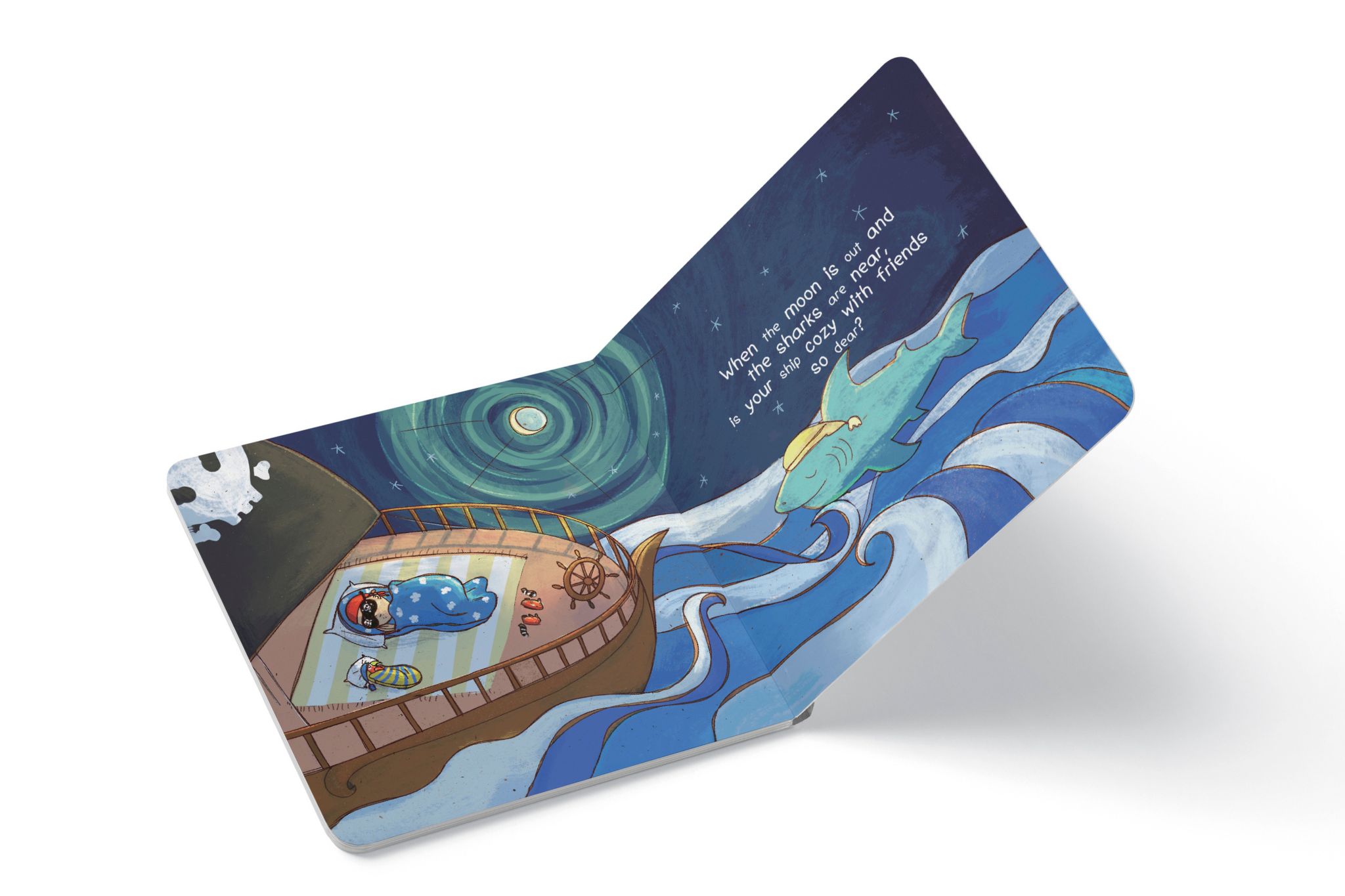 Self Published Board Book: Be Brave Little Pirate (Interior)