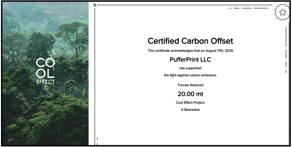 PufferPrint: Eco-Friendly Book Printing