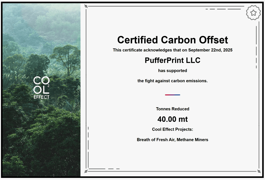 PufferPrint: Eco-Friendly Book Printing